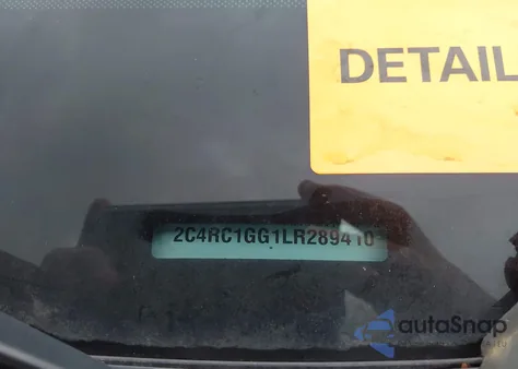 2020 Chrysler Pacifica Limited z USA, uszkodzony, nr VIN 2C4RC1GG1LR289410